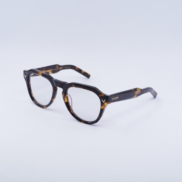 Valentino V-TALE II VLX-139B Eyeglasses Havana 52mm Aviator Frame - Picture 9 of 11